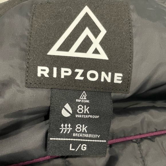 New Ripzone Woman’s Eden Insulated Jacket purple winter snow warm jacket size L - Picture 13 of 15